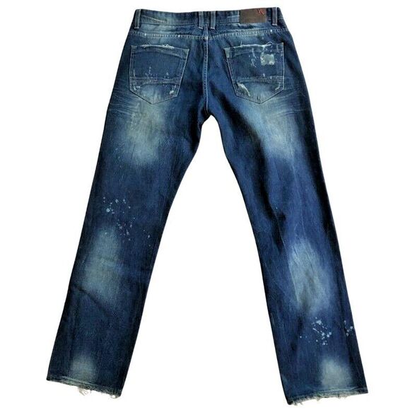 Jordan Craig Legacy Edition Jeans Mens 34x32 Artisan Series Bleached Distressed - Picture 3 of 16